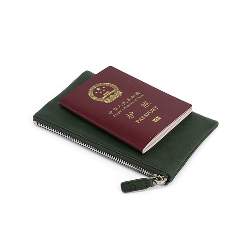 Кожаный бумажник, кошелек, сумка для паспорта, картхолдер, из натуральной кожи, воловья кожа