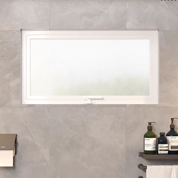 Dark Bathroom Room Aluminum Alloy Window Lighting Window Small Window with Ultra White Tempered Glass