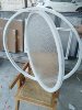 Arc-Shaped Window with Central Axis Rotation, Round Window, Moon Window, Indoor Circular Glass Window, Loft View Round Window Manufacturer