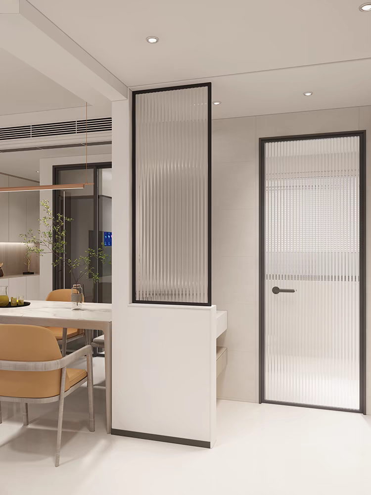 Cream-Style Entryway Cabinet, Modern Minimalist Light Luxury Living Room Partition Shelf, Entryway Foyer Decorative Cabinet