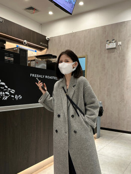 「南法假日」喵家自制小个子女装双面羊毛大衣-断码清仓轻微瑕疵