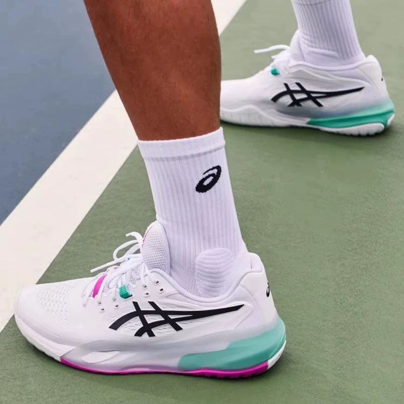 Подлинные теннисные кроссовки ASICS GEL-Resolution R8 R9 Memphis Zhang Shuai для мужчин и женщин