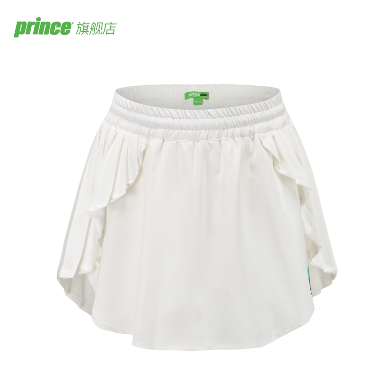 Prince Tennis Dress Sports Short Skirt Pleated Skirt Breathable Quick-Drying Woven White Women's with Safety Shorts