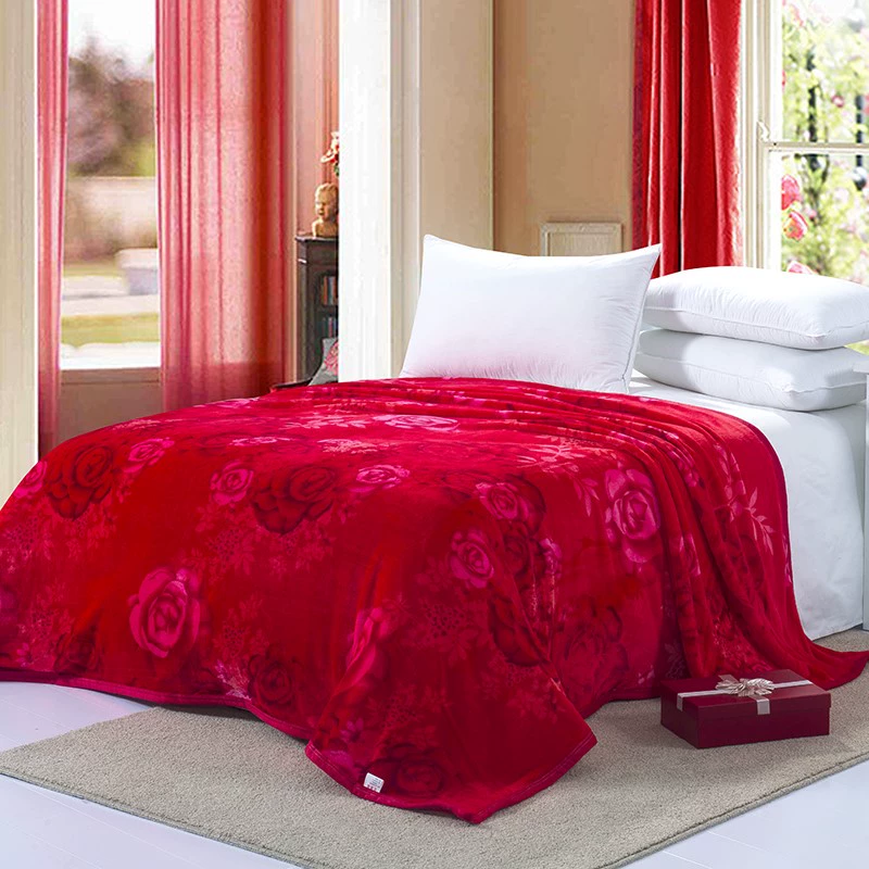 Chăn nhung dày flannel nhung chăn băng nhung san hô nhung giải trí chăn mùa đông