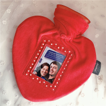  German fashy heart-shaped couple adult warm water bag heating bag warm water bag hot water bag girl aunt gift