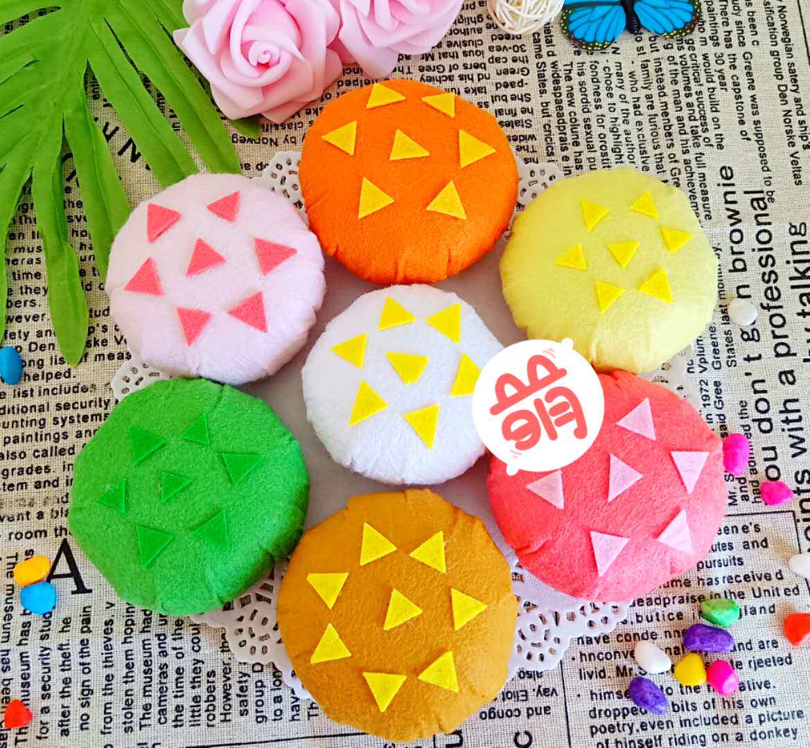 Handmade finished non-woven fabric DIY simulation food kindergarten toys Chinese gourmet play house steamed stuffed bun