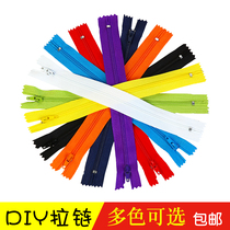 Non-woven DIY fabric handmade accessories colored jelly zipper