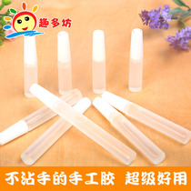 Sponge paper alcohol glue non-woven fabric hand glue foam button painting glue children creative diy material