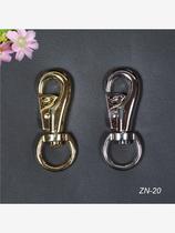 Horse metal accessories round bottom spring lock hook faucet horse rope hook equestrian supplies