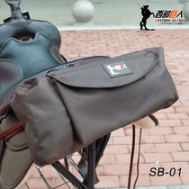 Western Giant Western Saddle Bag Equestrian Endurance Wild Riding Back Saddle Bag Equipment Horse Accessories