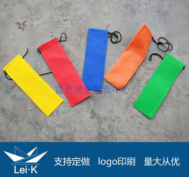 Decoration company non-woven cloth anti-theft door handle gloves protection dust-proof water cover advertising home decoration custom printing