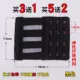 Đồ lót liền mạch được sử dụng để mang một liên kết áo ngực khóa mở rộng trở lại móc móc phụ kiện khóa ba khóa kéo dài dụng cụ nới áo ngực 3 khóa