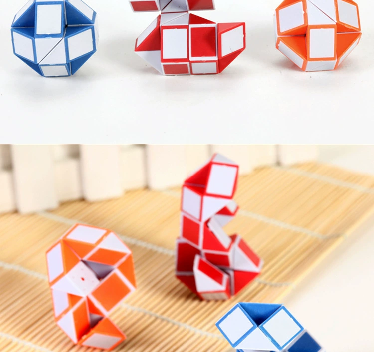 Đồ chơi ma thuật nhỏ cai trị đồ chơi trẻ em Đồ chơi giáo dục Rubiks cube Intelligence Variety Magic ruler toy 24 phần nhiều loại thước kẻ ma thuật đồ chơi cho bé 1 tuổi