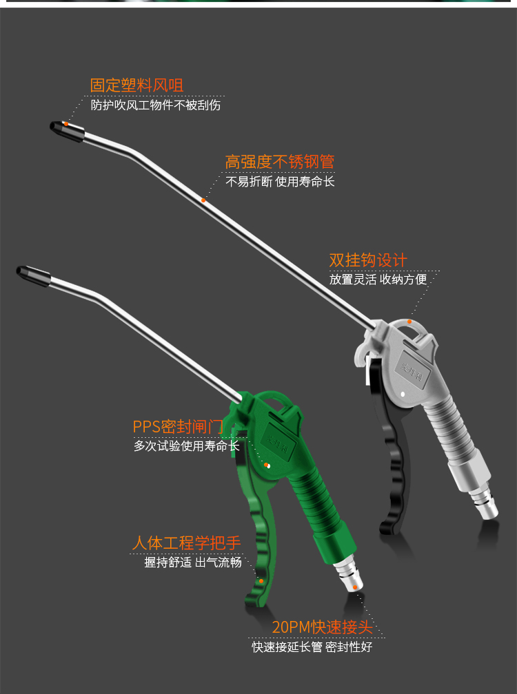 dụng cụ chế máy nén khí Khí nén cao áp bụi thổi khí thổi súng thổi bụi máy bơm hơi 12v