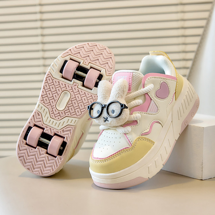 Four-Wheel Roller Shoes for Girls 2026 New Model Children's Detachable Roller Skating Sports Shoes Princess Girls Roller Shoes — 7