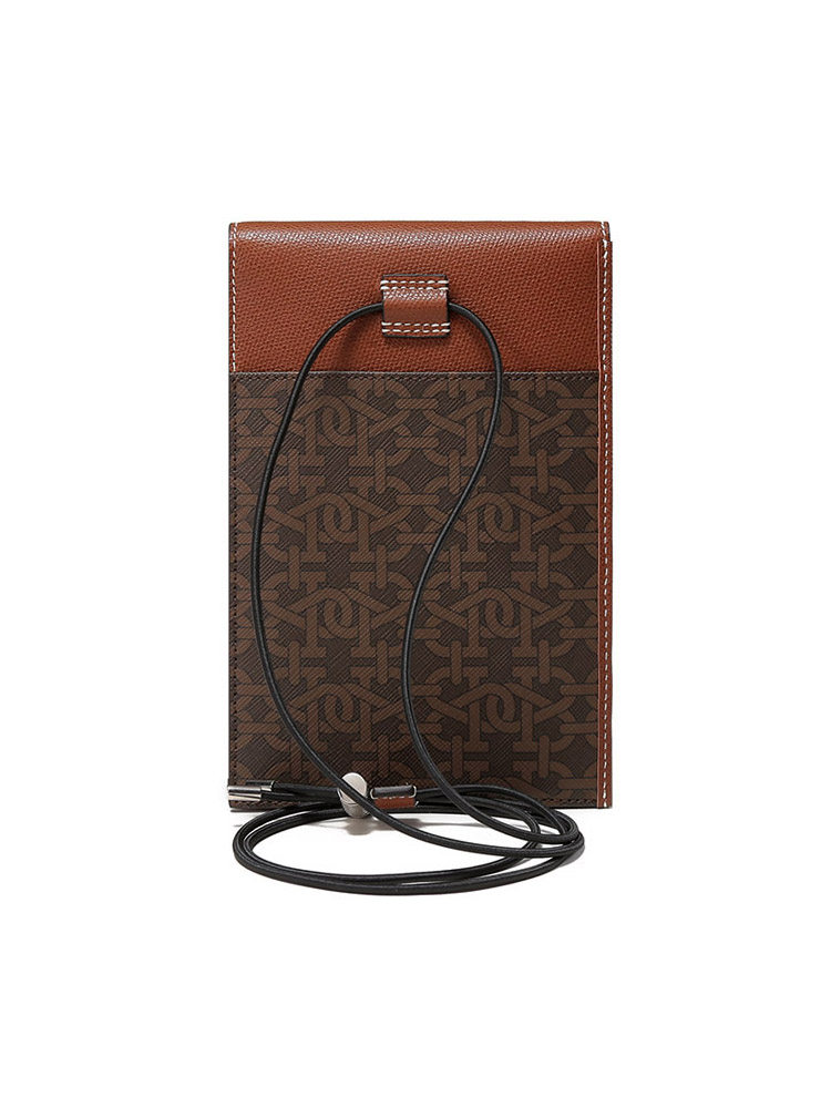 Bally Men's Tpu Leather Crossbody Bag Neck Bag Phone Bag Monogram Small Bag Boyd Tml
