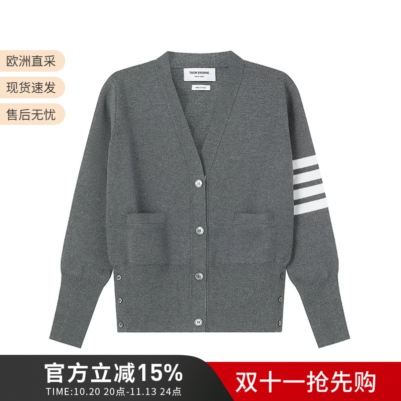 Thom Browne Women's Cardigan Knitwear Wool Sweater Fkc207A 00014