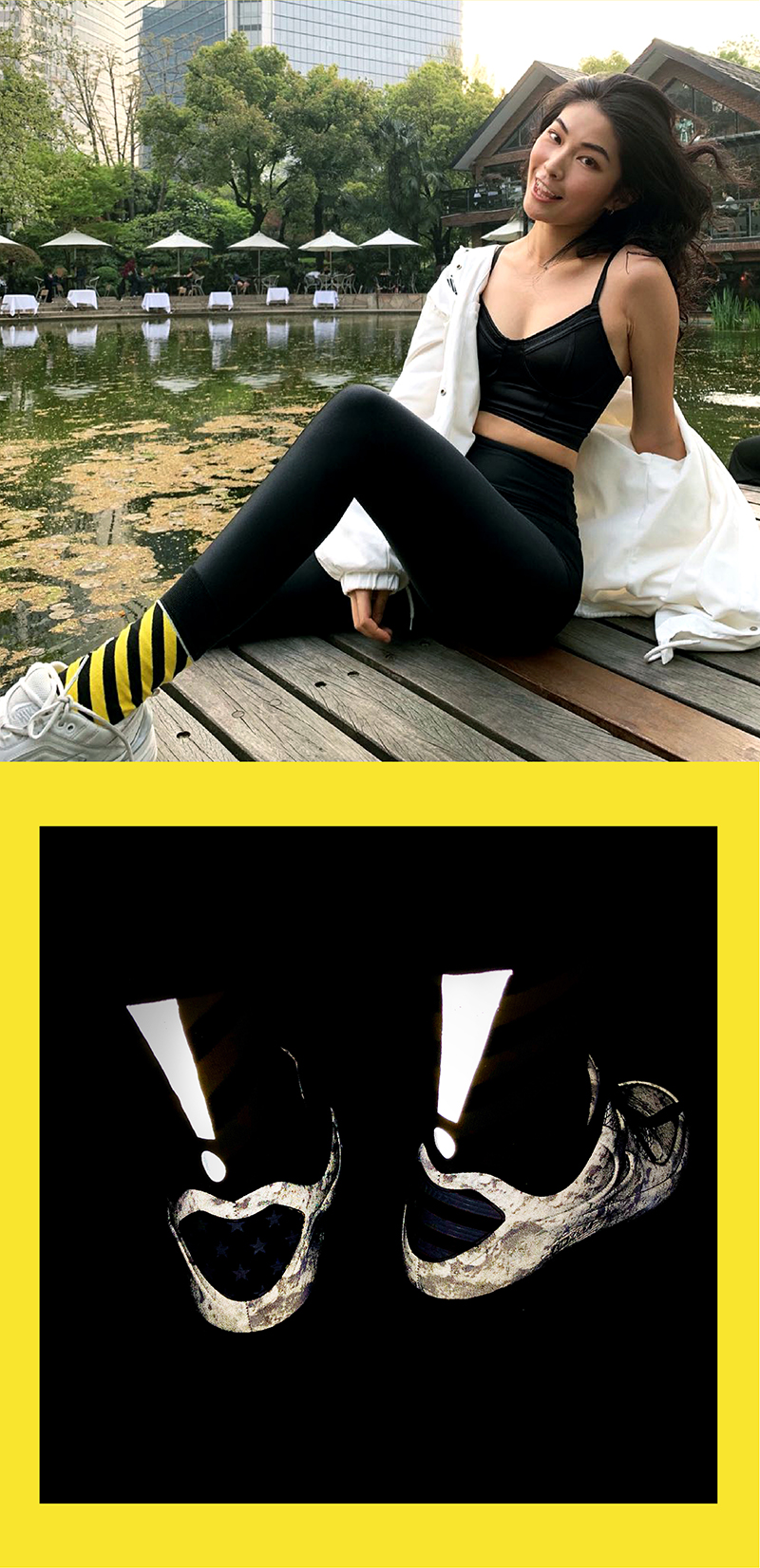 SOCK U vớ mùa xuân và mùa hè vớ bóng rổ nam chuyên nghiệp chạy thể thao vớ nữ dừa 3M phản quang đầy sao - Vớ thể thao vớ adidas chính hãng