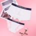 Cặp vợ chồng đồ lót bằng vải ren gợi cảm eo thấp HỒNG nam boxer nữ tam giác U lồi hông rộng phù hợp với quan chip  Cặp đôi
