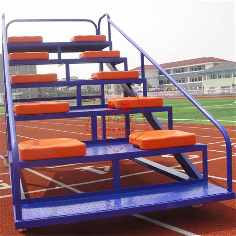 Factory direct sales finish line referee platform 10-seat mobile end point chronograph referee record table end stand stand