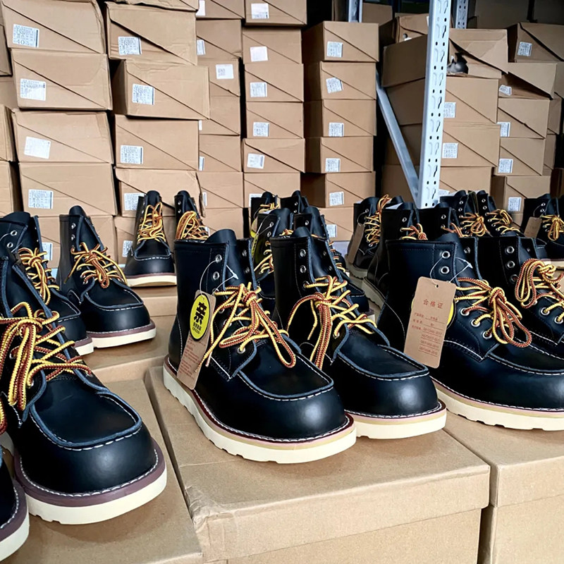 (Finally Wait Until Mad Mapi Headlayer Bull Leather Foreign Trade) Autumn Winter Men's Outdoor High Cylinder Martin Boots