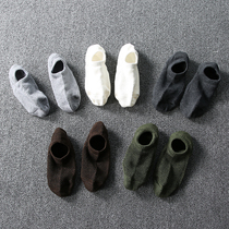 (Day Single-End Goods Cotton-made Sweat Non-slip) Men and womens Invisible Boat Sox Socks Shallow Socks Short Socks Non-slip Socks Socks