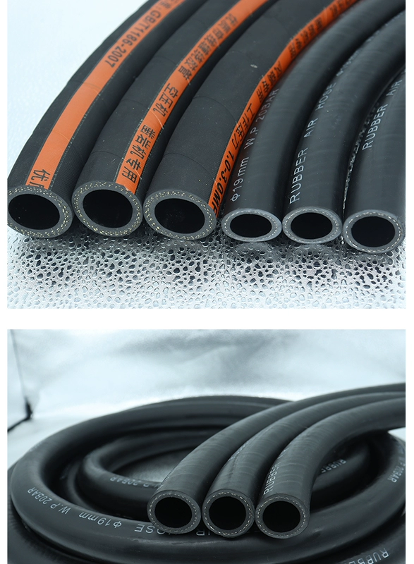 Ống cao su bọc vải màu đen chịu áp lực cao ống hơi chịu dầu nhiệt độ cao ống nước ống khí ống dẫn khí dây ống thủy lực cao áp các loại ống thủy lực