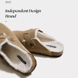 Пылаться Boken Mao Mao Shoes Women Press 2024 Новая осень и зима Lazy Bairen Baushuo Boken Cotton Slippers