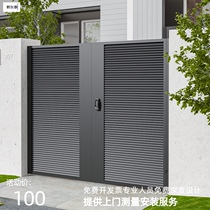 Iron Gate Villa Bayette Garden Garden Garden Garden Door Stainless Steel Modern Electric Single Open Door