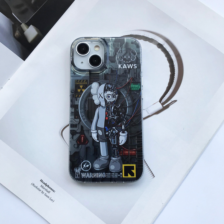 Magnetic Ultra Cartoon Wireless 12 15, 14, 13 – Kaws iPhone Case