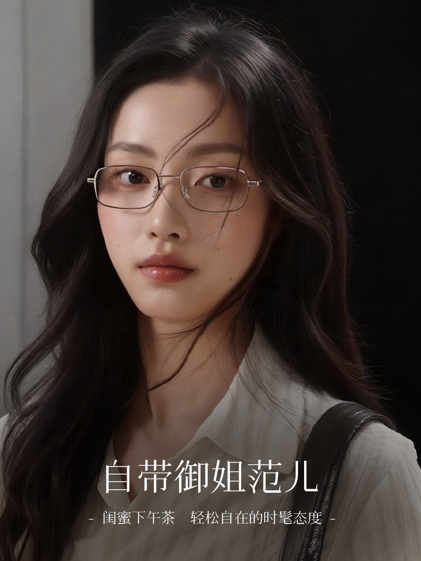 Ultra-Light Pure Titanium Square Frame Glasses for Myopia, Customizable Prescription, Women's Silver High-Tech Cool Feeling Blue Light Blocking Eyeglass Frames