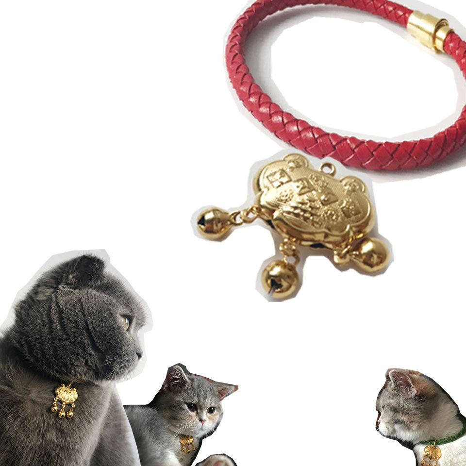 Spot pet collars Chinese style traditional collars Long life lock collars Teddy cat collars custom English short