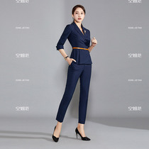 High-end Career Suit Women President Suits Autumn Sets Skirt Overalls Fashion Temperament Manager Sales Department Workwear Positive Dress