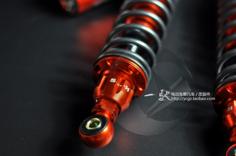 Xe máy pedal xe điện sửa đổi phần xuất khẩu xiên chai đúng túi khí vòng miệng giảm xóc phía sau giảm xóc shock absorber 29 cm nhún xe wave