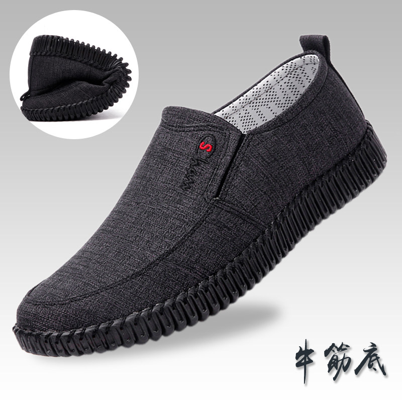 2021 New Spring and Autumn Old Beijing Buffalo Sole Summer Slippers Summer Slippers