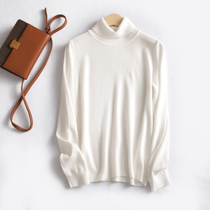 【拍两件44元】2019纯色百搭打底衫