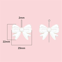 Жемчужно-белый 29×22мм 4 шт./упак.