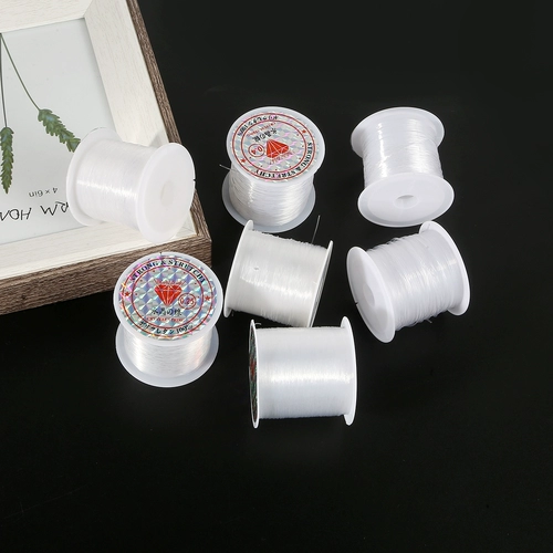 Эластичная прозрачная плетеная леска ручной работы, ожерелье из жемчуга, цепочка до ключиц, аксессуар, аксессуары, кольцо