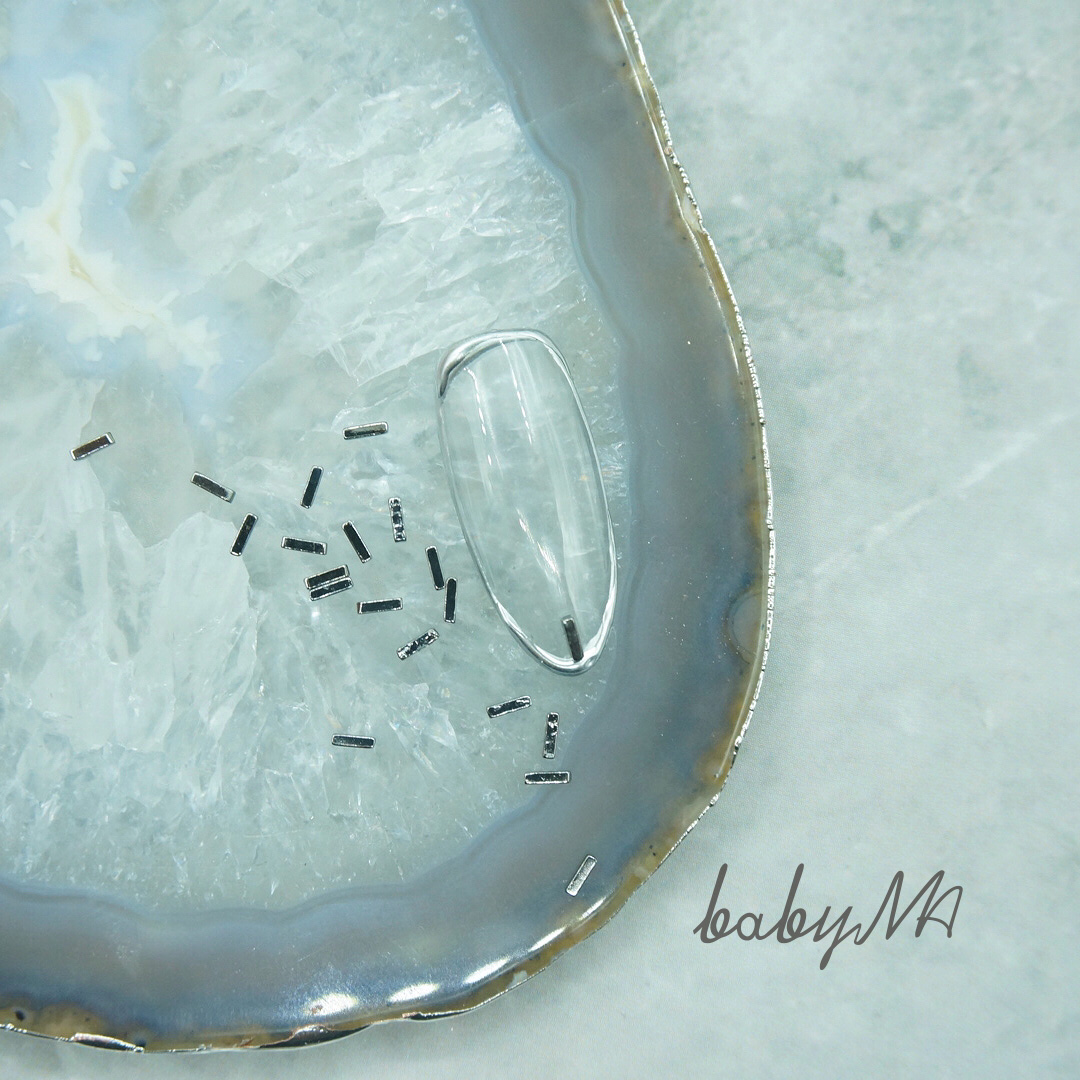 (Mabao Nail Art) Babyma October New Product Light Therapy Nail Art Accessories Japanese Retro Black Square Strip 148