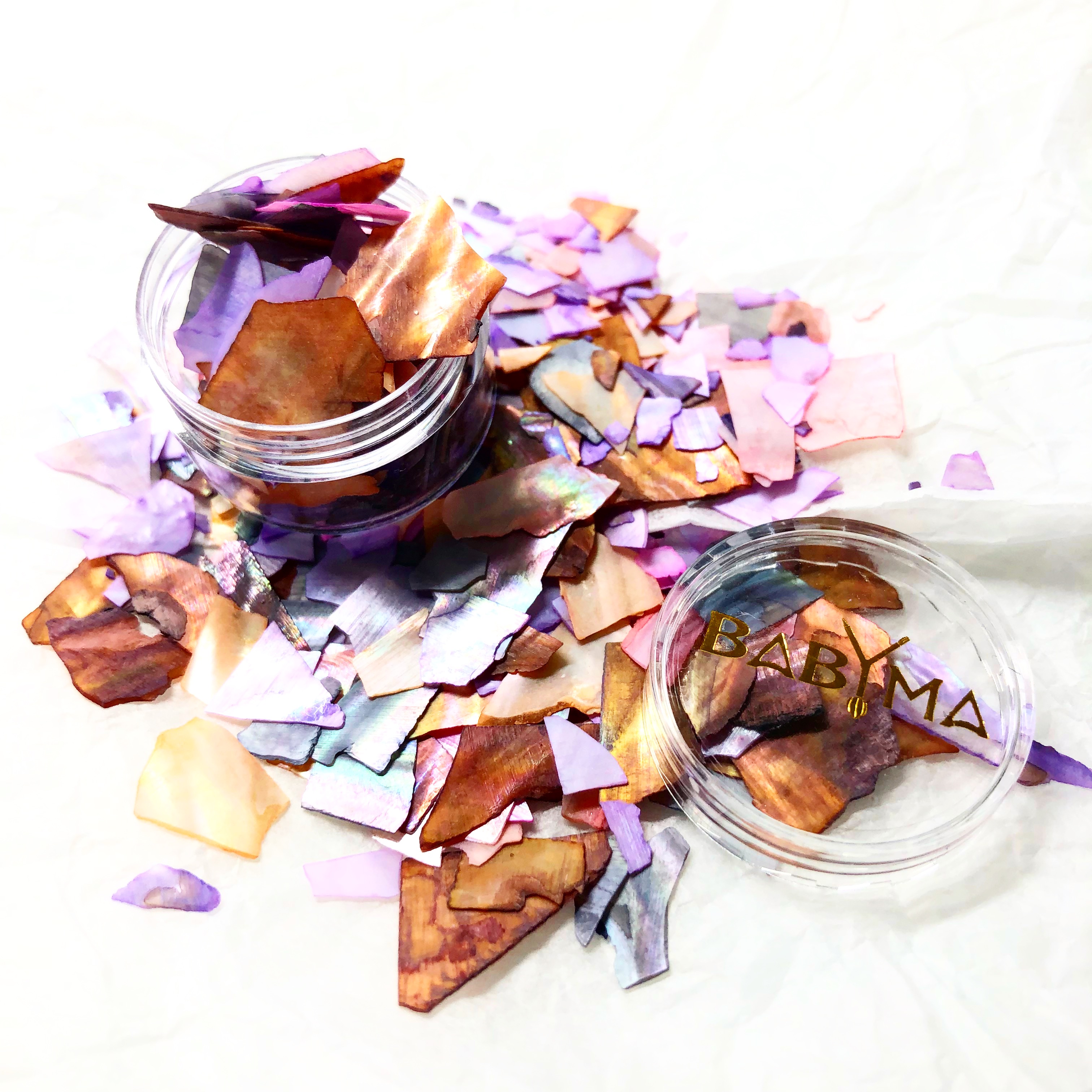 (Mar Babyma) Babyma May New Nail Palm Powder Multicolor Mixed Shell 5g BM0028