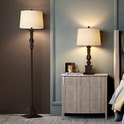 American Retro Floor Lamp, Antique Style Living Room Sofa, Atmosphere Lamp, Art Bedroom Designer Hotel Decorative Lamp