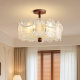 French-Style Vintage Bedroom Ceiling Light, American-Style Simple Master Bedroom Light, Light Luxury Romantic Pearl Mid-Century Style Dining Room Lighting