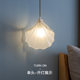 French-Style Vintage Staircase Light, Rotating Double-Layer Shell Pearl Glass Chandelier, Mid-Century Style Villa Open-Air Living Room Light