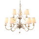 American-Style Duplex Building Large Chandelier, French Retro Designer Villa Open-Air Living Room Staircase Chandelier, Grand Hotel Lighting