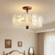 French-Style Vintage Bedroom Ceiling Light, American-Style Simple Master Bedroom Light, Light Luxury Romantic Pearl Mid-Century Style Dining Room Lighting