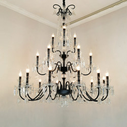 French-Style Vintage Crystal Chandelier, Black Hotel Lobby Light, Art Deco Staircase Light, Villa Living Room Light, Suspended Light
