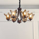 Living Room Chandelier, Antique Style French Bedroom Lamp, Retro Main Lamp, American Designer Melard Glass Dining Room Lighting Fixtures