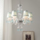 French-Style Crystal Chandelier, Living Room Lamp, Light Luxury, Romantic, Retro Candle Lamp, Bedroom Dining Room Lamp, Elegant, Artistic, High-End Feel
