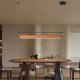 French Retro Bar Restaurant Lamp, Melard Designer Long Strip Mid-Century Style Dining Chandelier, Linear Dining Table Island Lamp