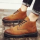 Mùa đông mới 2018 Martin ủng nam booties thông thường giày nam cao giày hoang dã giày xu hướng Hàn Quốc giày boot nam đế cao